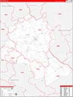 Lee County, SC Wall Map