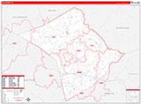 Lee County, TX Wall Map