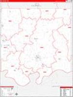 Ray County, MO Wall Map Zip Code