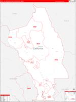 Napa Metro Area Wall Map