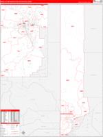 Reno Metro Area Wall Map