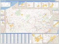 Pennsylvania Wall Map