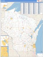 Wisconsin Wall Map