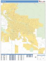Tucson, AZ Wall Map