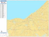 Cleveland Wall Map