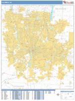 Columbus, OH Wall Map