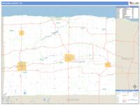 Orleans County, NY Zip Code Wall Map