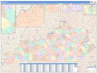 Kentucky Wall Map