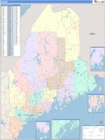 Maine Wall Map