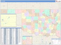 Oklahoma Wall Map