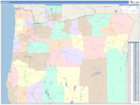 Oregon Wall Map