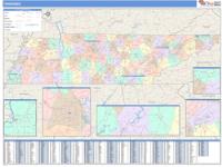 Tennessee Wall Map