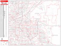 Denver Zip Code Wall Map