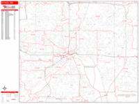 St Paul Zip Code Wall Map