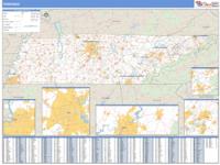 Tennessee  Wall Map