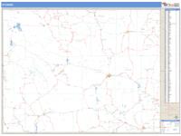 Wyoming  Wall Map Zip Code