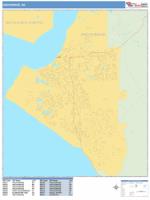 Anchorage Wall Map Zip Code