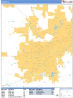 Auburn Wall Map Zip Code