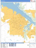 Decatur Wall Map Zip Code