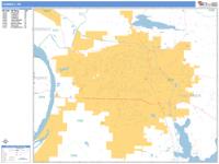 Conway Wall Map Zip Code