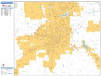 Fayetteville Wall Map