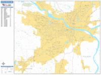 Little Rock Wall Map