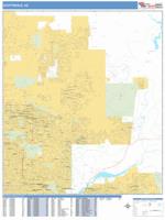 Scottsdale Wall Map Zip Code