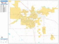 Bakersfield Wall Map