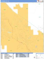 Cathedral City Wall Map Zip Code