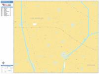 Cerritos Wall Map Zip Code
