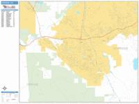 Corona Wall Map Zip Code