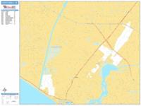 Costa Mesa Wall Map Zip Code