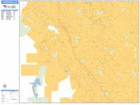 Cupertino Wall Map Zip Code