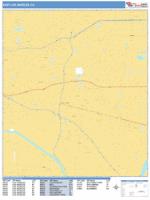 East Los Angeles Wall Map Zip Code