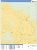 Glendale Wall Map Zip Code