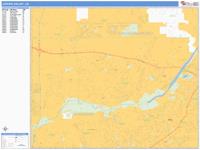 Jurupa Valley Wall Map Zip Code
