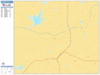 La Mesa Wall Map Zip Code