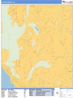 Laguna Niguel Wall Map Zip Code