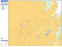 Lake Forest Wall Map Zip Code