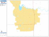 Lodi Wall Map Zip Code