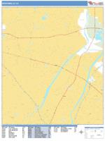 Montebello Wall Map Zip Code