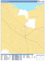 Mountain View Wall Map Zip Code