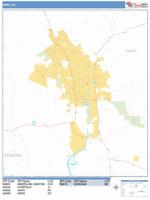 Napa Wall Map Zip Code