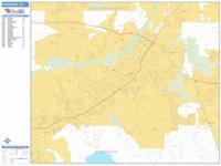 Riverside Wall Map Zip Code