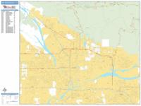 San Bernardino Wall Map Zip Code