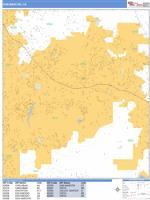 San Marcos Wall Map Zip Code