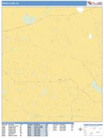 Santa Clara Wall Map Zip Code