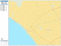 Santa Monica Wall Map Zip Code