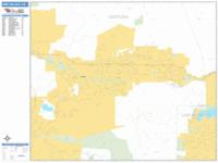 Simi Valley Wall Map Zip Code