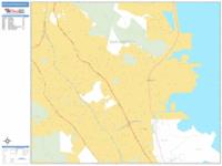 South San Francisco Wall Map